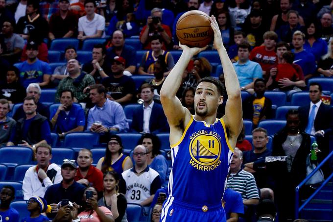 Klay Thompson se lahko povali z naslovom prvaka lige NBA, olimpijskega in svetovnega prvaka. Njegov brat Mychel je pred leti igral v ligi NBA, Trayce pa je profesionalni igralec bejzbola. | Foto: Reuters