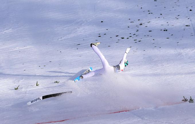 Anže Lanišek jo je odnesel srečno. | Foto: Reuters