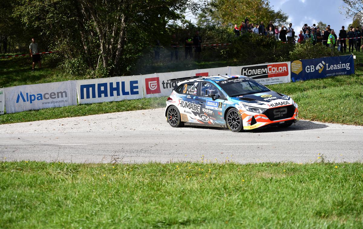 Rok Turk | Izjemni Rok Turk (Hyundai i20 rally2) je zmagovalec relija v Novi Gorici. Na peti postaji sezone DP je dosegel še peto zmago. | Foto Ervin Kordič Rojc