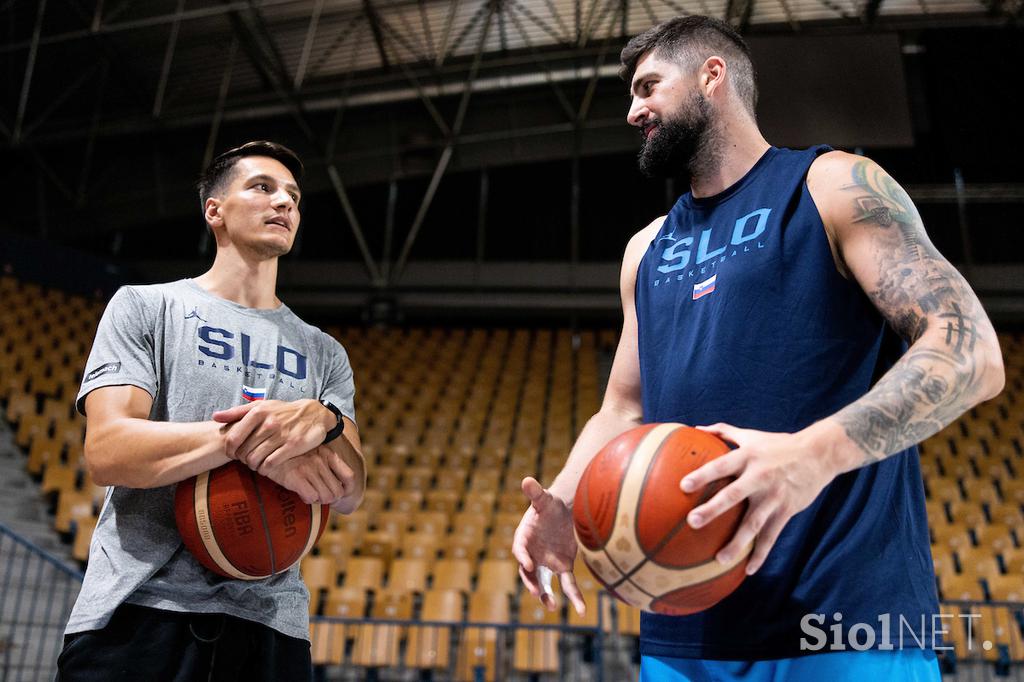 slovenska košarkarska reprezentanca trening