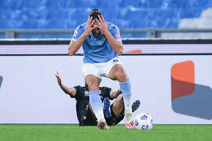 V majici Lazia, s katerim je letos prvič v karieri zaigral tudi v ligi prvakov, v 284 minutah igre še ni zadel. | Foto: Guliverimage/Vladimir Fedorenko