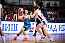 U18 Slovenija Francija  Rok Popovič