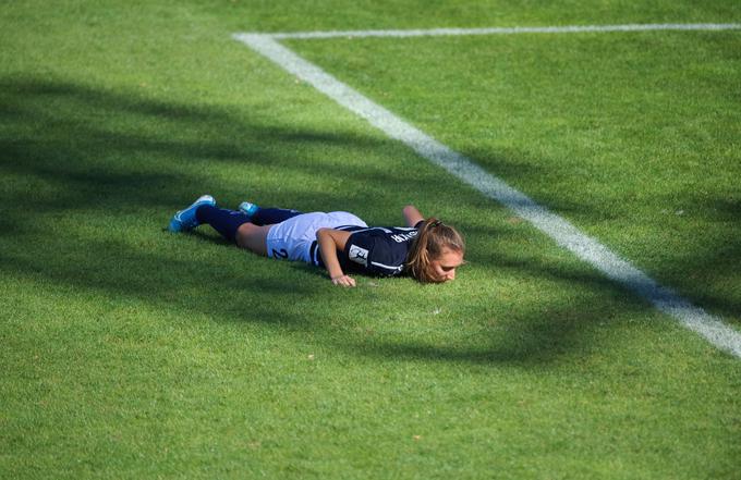 V nemški ženski bundesligi je na prvem mestu Bayern, ki je v 15 krogih osvojil maksimalnih 45 točk. Eintracht je na sredini lestvice, zaseda sedmo mesto. Lara Prašnikar je v tej sezoni na 11 nastopih dosegla dva zadetka, pred tem pa jih je za Turbine v štirih sezonah dala 29. | Foto: Guliverimage/Vladimir Fedorenko