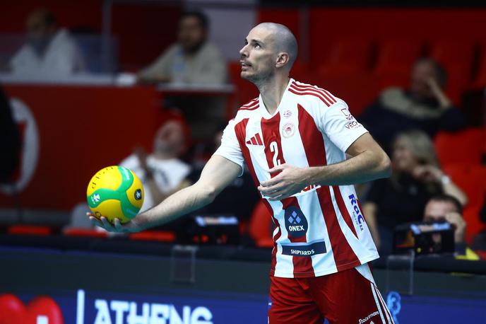 Alen Pajenk, Olympiacos | Alen Pajenk bo z Olympiacosom nadaljeval pot tudi v play-offu lige prvakov.  | Foto CEV