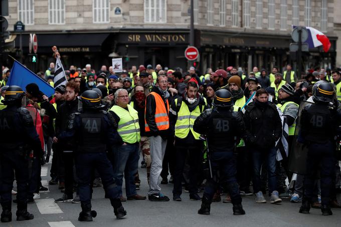 Protesti v Franciji | Foto: Reuters