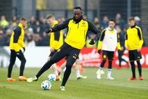 Usain Bolt na treningu Borussia Dortmund