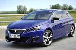 Novi peugeot 308 GT v Sloveniji: obline in poskočno srce za 25 tisočakov