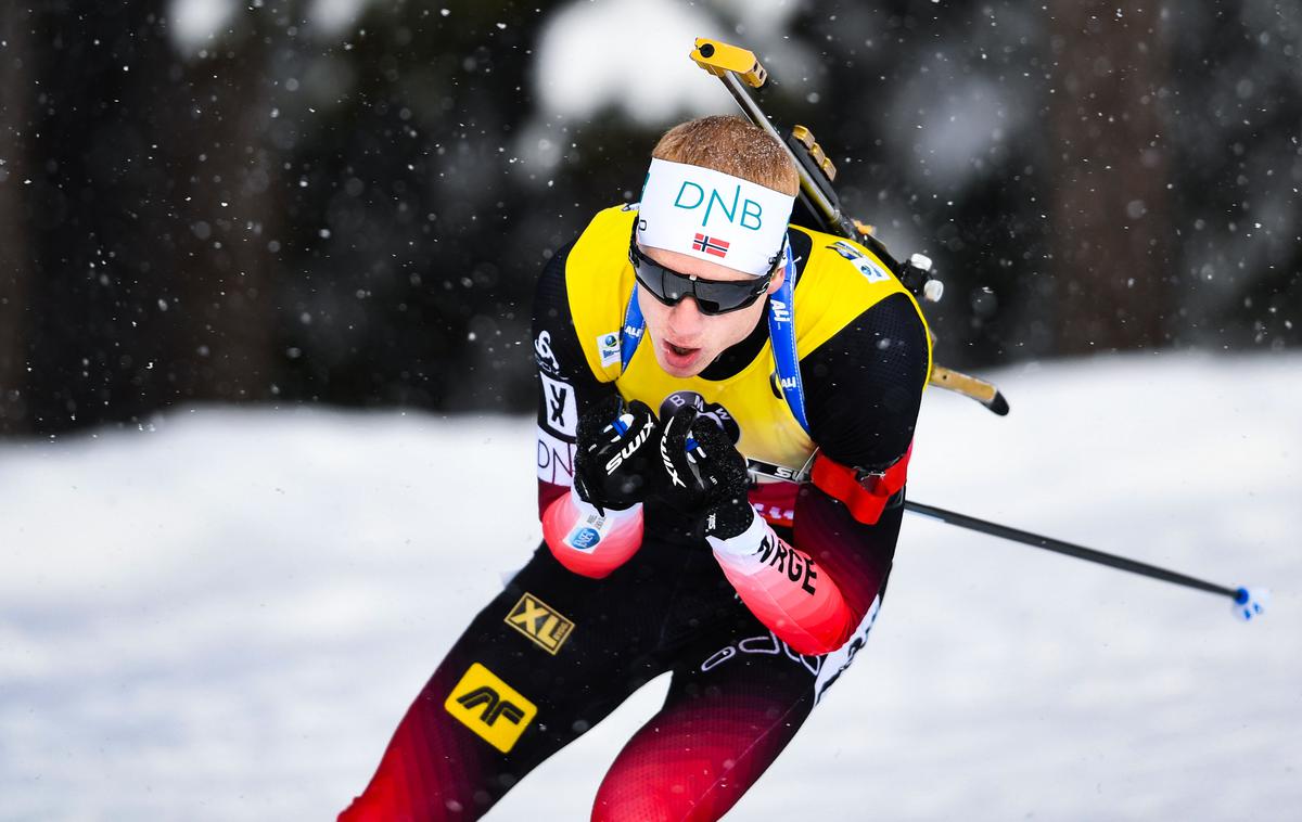 Johannes Thingnes Boe | Johannes Thingnes Boe je spet prevzel vodilno vlogo v svetovnem pokalu. | Foto Reuters