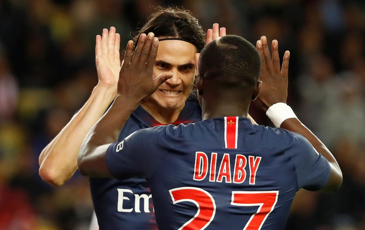 Edinson Cavani | PSG je z zadetkom Edinsona Cavanija prišel do 14. zaporedne zmage. | Foto Reuters