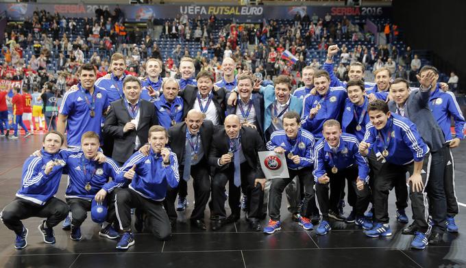 Kazahstan je na evropskem prvenstvu že osvajal medalje. Tako se je leta 2016 veselil brona po zmagi nad Srbijo. | Foto: Guliverimage/Vladimir Fedorenko