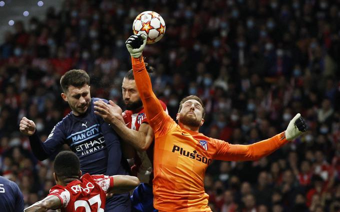 Jan Oblak je proti vodilnemu angleškemu prvoligašu ohranil mrežo nedotaknjeno. | Foto: Reuters