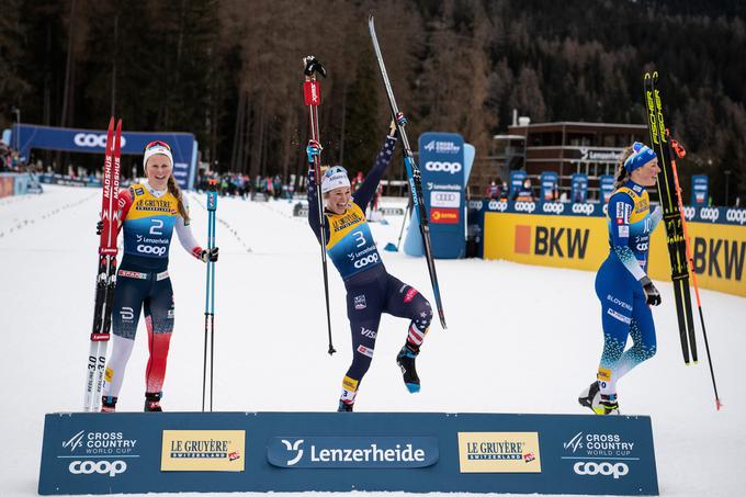 Zmaga je šla v roke Američanki Jessie Diggins. | Foto: Guliverimage/Vladimir Fedorenko