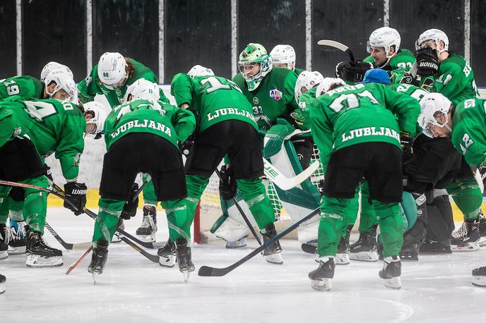 HK SŽ Olimpija - KAC II Alpska liga, 1. krog | Hokejisti Olimpije so v ponedeljek visoko premagali HD Hidria Jesenice, v sredo pa s 4:2 še Triglav. | Foto Grega Valančič/Sportida