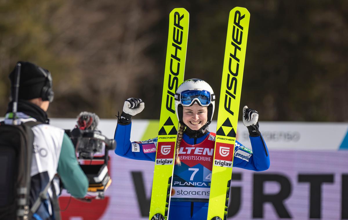 SP Planica Nika Križnar | Nika Križnar je z rojakinjami na ekipni tekmi v Planici zasedla četrto mesto. | Foto Grega Valančič/Sportida