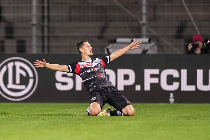 Žan Celar je v švicarskem prvenstvu dosegel že 13 zadetkov. Danes ga čaka tekma proti St. Gallnu. | Foto: Guliverimage/Vladimir Fedorenko