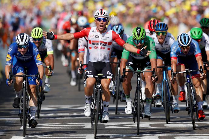 Caleb Ewan | Caleb Ewan (Lotto Soudal) je bil najmočnejši. | Foto Reuters