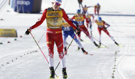 Klaebo še korak bližje četrti skupni zmagi na Tour de ski