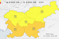 Neurja s točo povzročila veliko škode #video