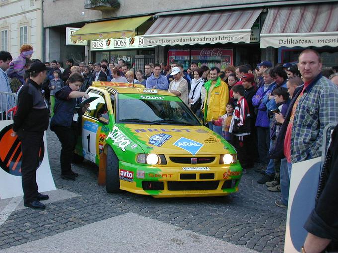 Andrej Jereb (seat ibiza kit car) je pred 20 leti dobil prvo izvedbo relija v Idriji. | Foto: Gregor Pavšič