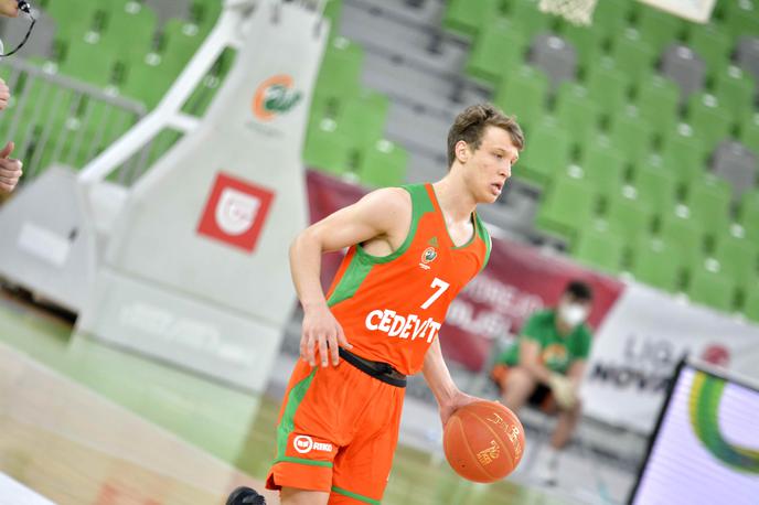 Dan Duščak | Dan Duščak je na povratni tekmi za Cedevito Olimpijo dosegel 16 točk. | Foto KK Cedevita Olimpija