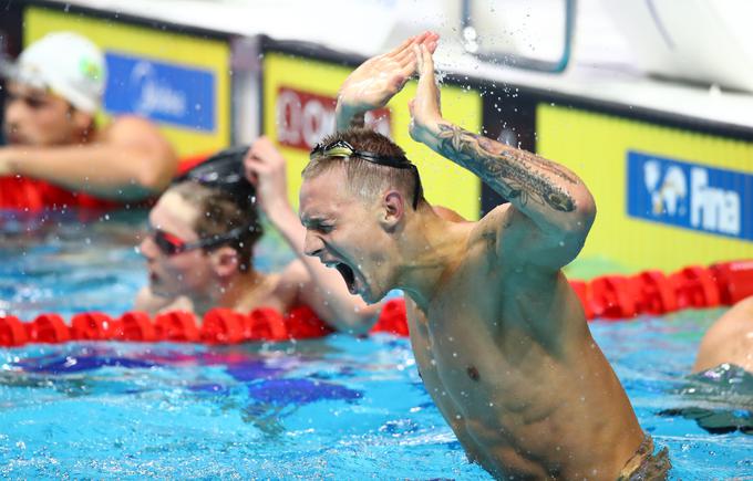 Caeleb Dressel je bil junak 100 metrov prosto | Foto: Reuters