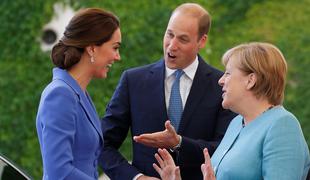 William in Kate iz Poljske prispela v Berlin