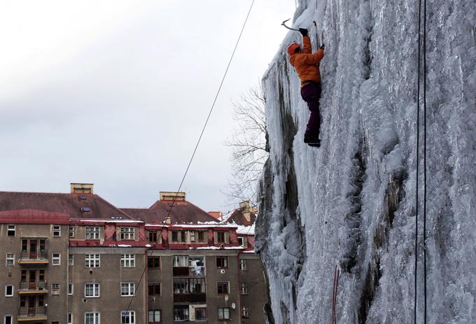 Liberec, ledno plezanje | Foto: Reuters