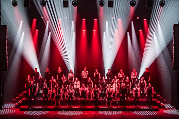 Perpetuum Jazzile | Skupina na koncertih izvaja tako domače kot tuje uspešnice najrazličnejših žanrov, od jazza, popa in rocka do swinga, bossa nove, sambe in gospela. V štirih desetletjih je opravila več kot tisoč nastopov, v tem obdobju pa se je skozi njene vrste razporedilo več kot 300 pevcev. | Foto Simone di Luca