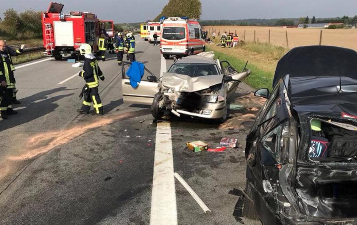 nesreča Nemčija tovornjak | Foto policija