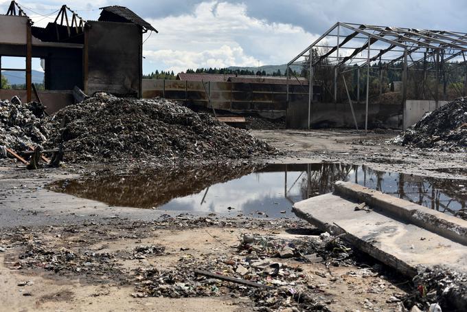 Pogorišče podjetja Ekosistemi v Zalogu pri Novem mestu | Foto: STA ,