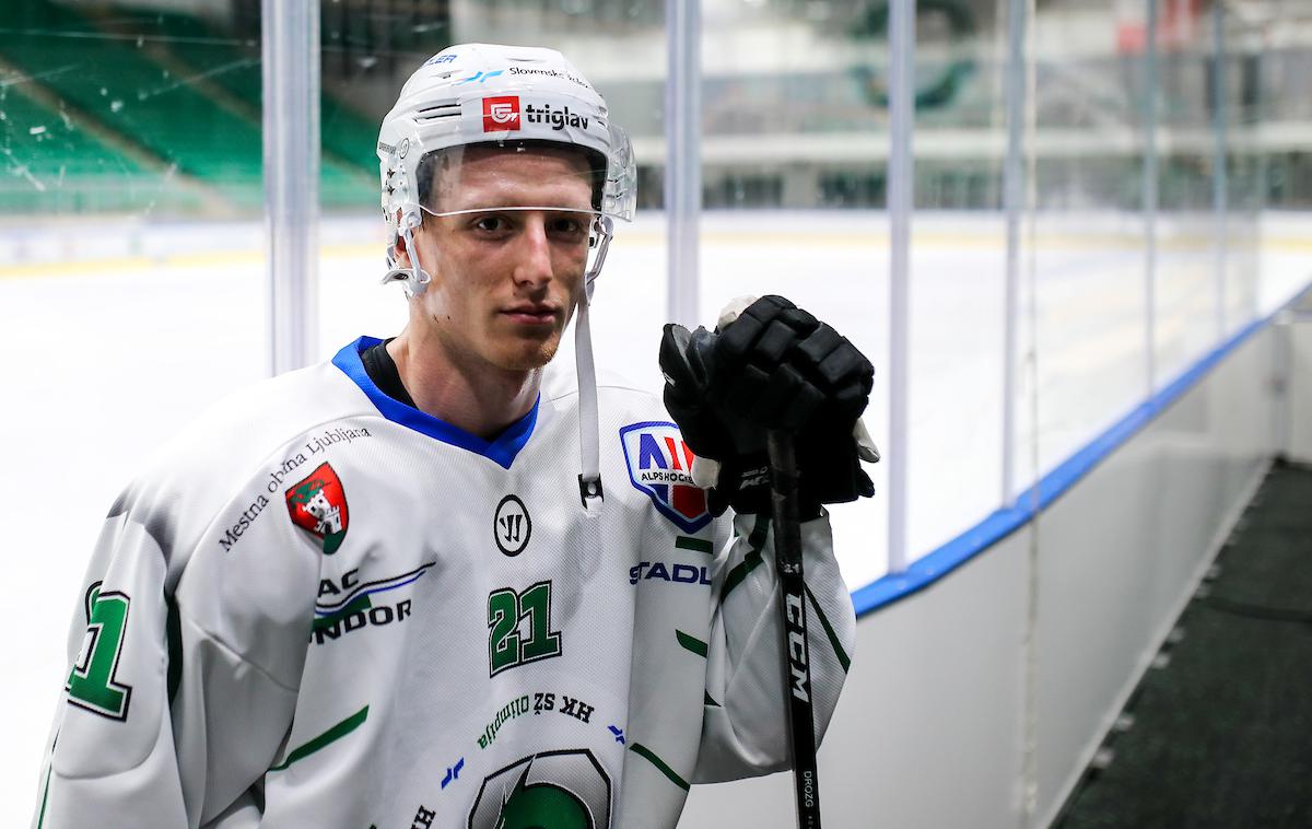 HK Olimpija Steel Wings Linz Jan Drozg | American Hockey League, v kateri bi v prihodnji sezoni lahko igral Jan Drozg, ki je posojen Olimpiji, se pred 5. februarjem prihodnje leto ne bo začela. | Foto Matic Klanšek Velej/Sportida