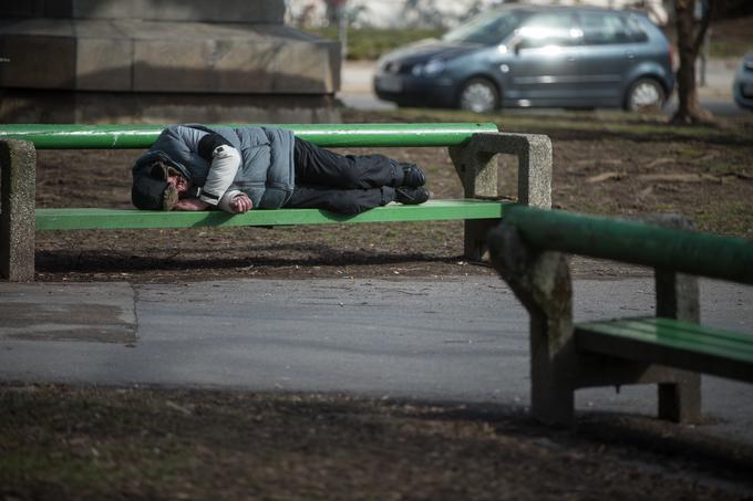 V Sloveniji je več kot dva tisoč brezdomcev. | Foto: Bor Slana