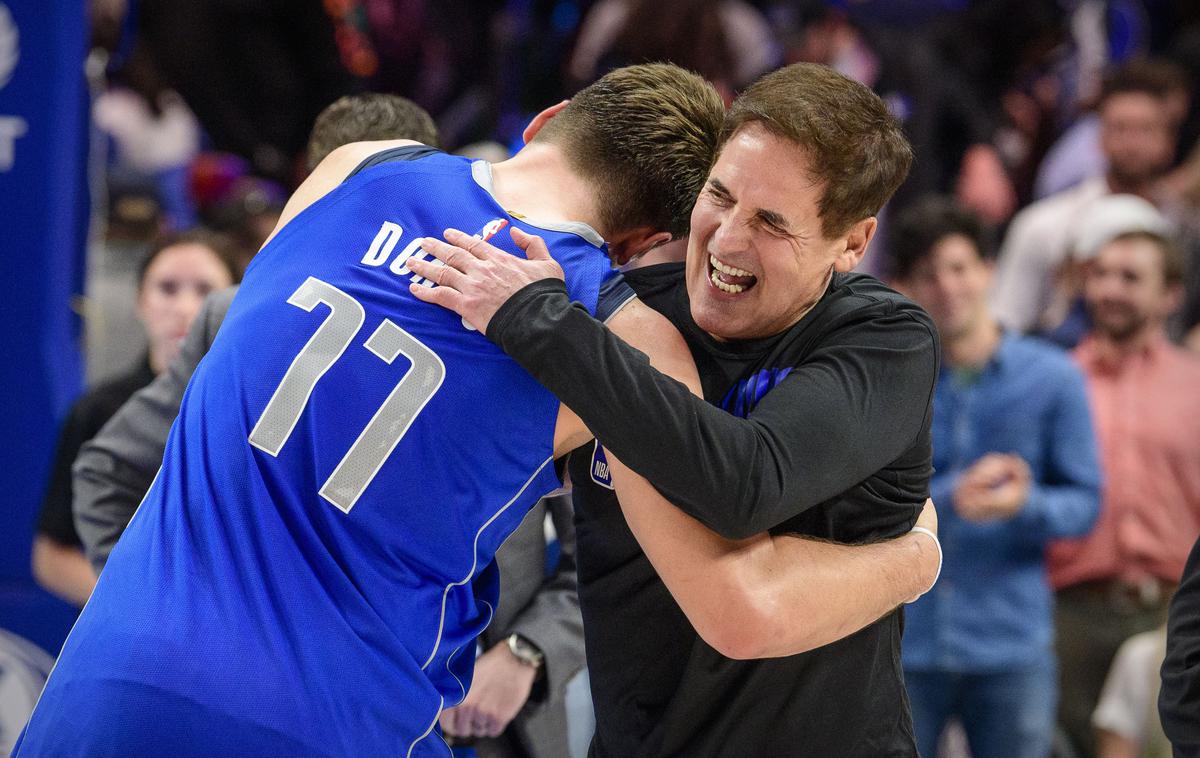 Mark Cuban, Luka Dončić | Mark Cuban bo skupaj z vplivneži pomagal predsedniku Trumpu. | Foto Reuters