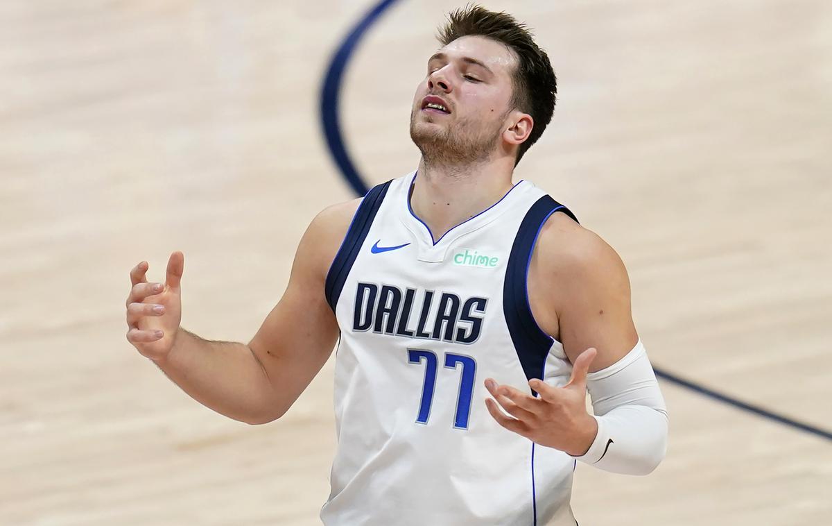 Luka Dončić | Luka Dončić je povzdignil odstotek meta iz igre. Meseca marca je bil Dallas takrat, ko je bil Slovenec na parketu, v povprečju na tekmo boljši za dobrih devet točk! | Foto Guliverimage