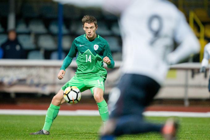 Erik Gliha leta 2017 na kvalifikacijski tekmi proti Franciji. | Foto: Vid Ponikvar