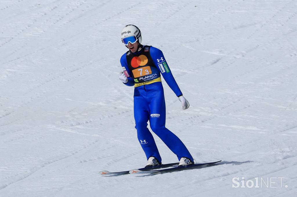 Planica Avstrija prva Slovenija druga