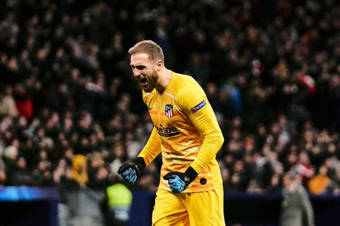 Jan Oblak | Takole se je Jan Oblak razveselil zadetka svojih soigralcev v Madridu. | Foto Getty Images