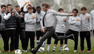 David Beckham: izklesana ikona z zelenice in tednov mode