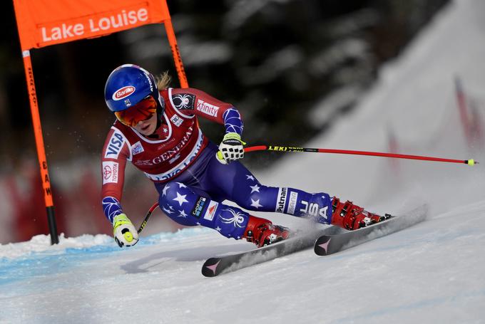 Mikaela Shiffrin tokrat brez stopničk. | Foto: Reuters