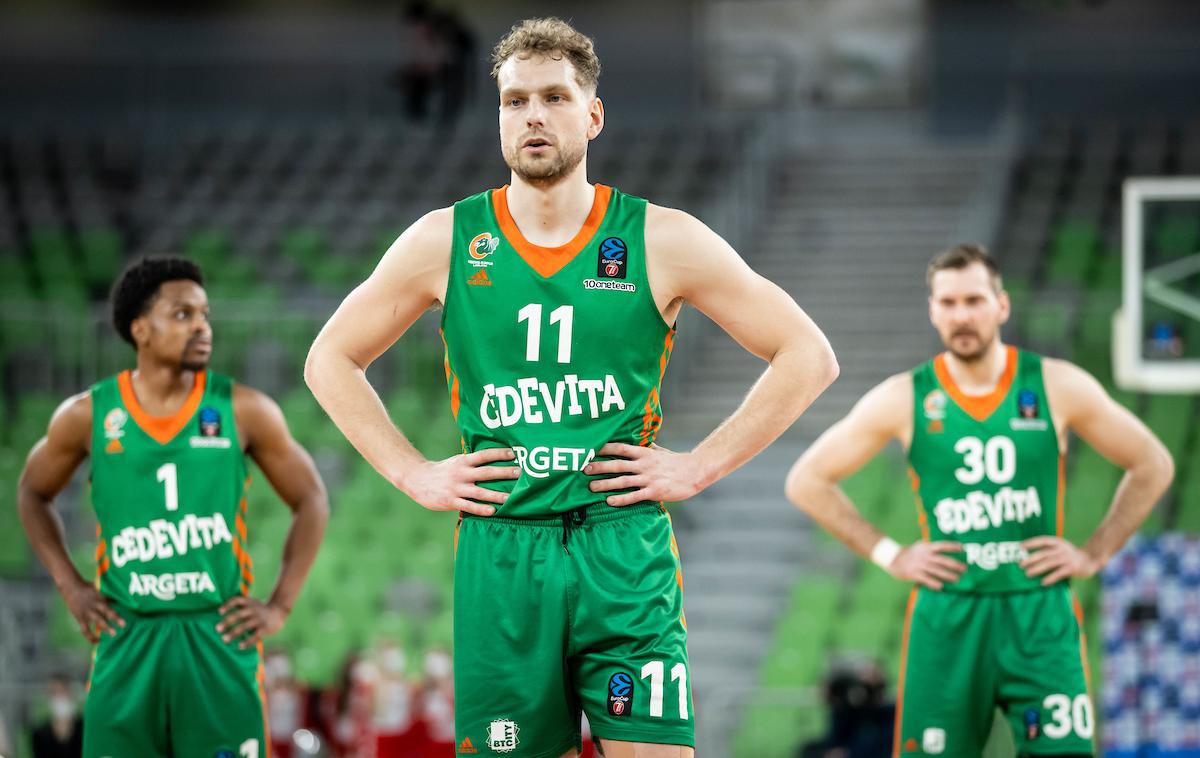 Cedevita Olimpija Promitheas | Jaka Blažič je drugič zapored izbran v drugo peterko EuroCupa. | Foto Vid Ponikvar/Sportida