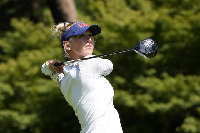 Nelly Korda vodi v skupni razvrstitvi. | Foto: Reuters