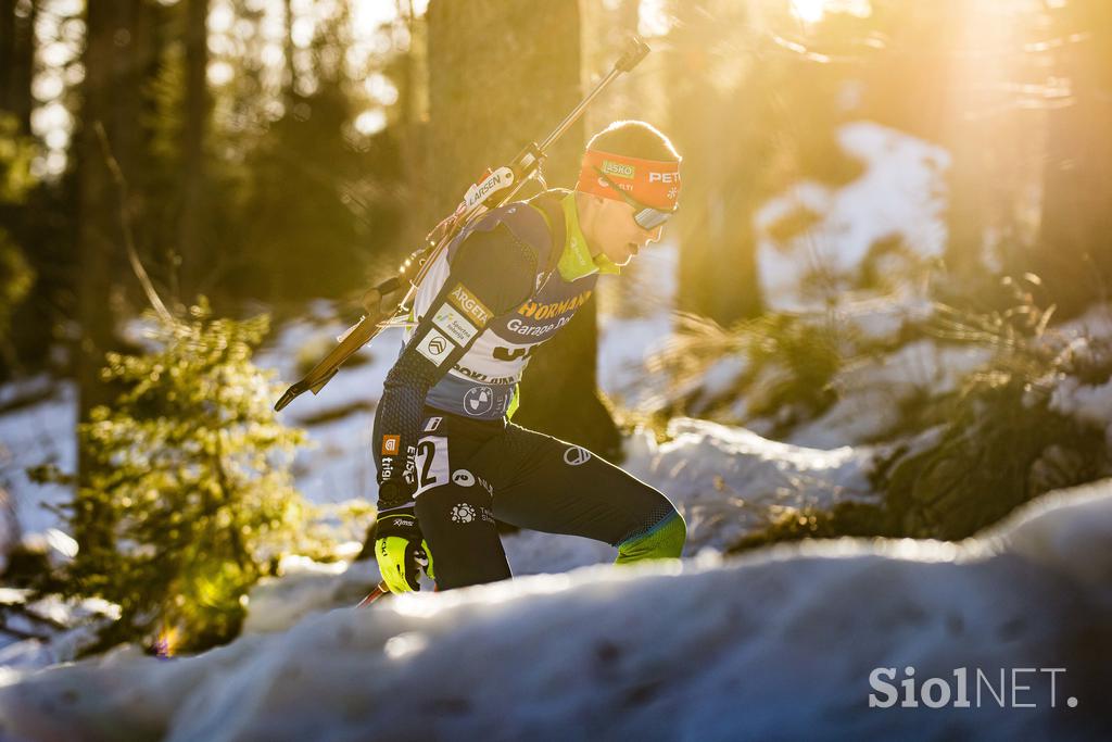 Pokljuka šprint moški