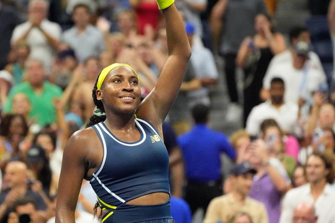 Coco Gauff | Branilki naslova na OP ZDA Coco Gauff gre za zdaj vse po maslu. | Foto Coco Gauff