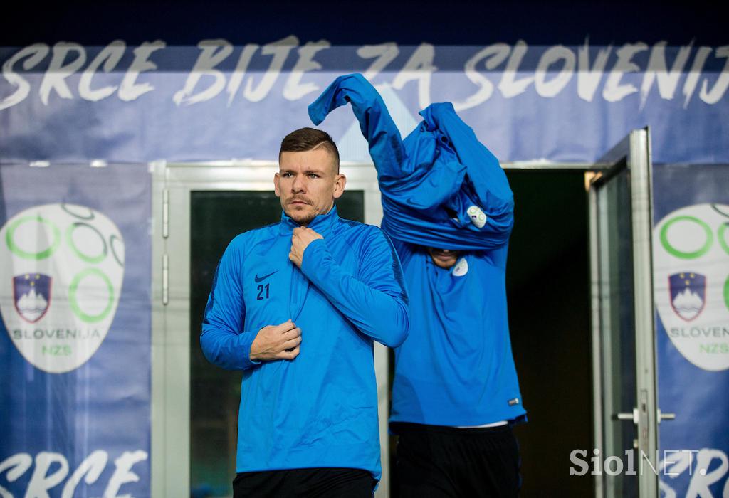 Slovenska nogometna reprezentanca trening Stožice