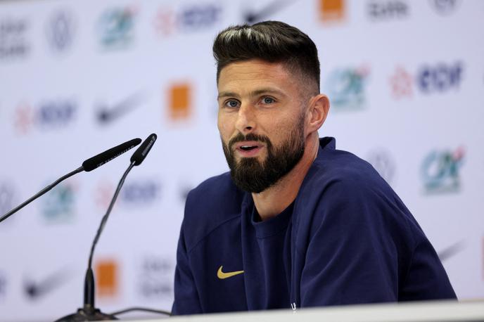 SP Francija Olivier Giroud | Olivier Giroud pravi, da je njegova zgodba, njegov rekord lahko vzor za mlade nogometaše. | Foto Reuters