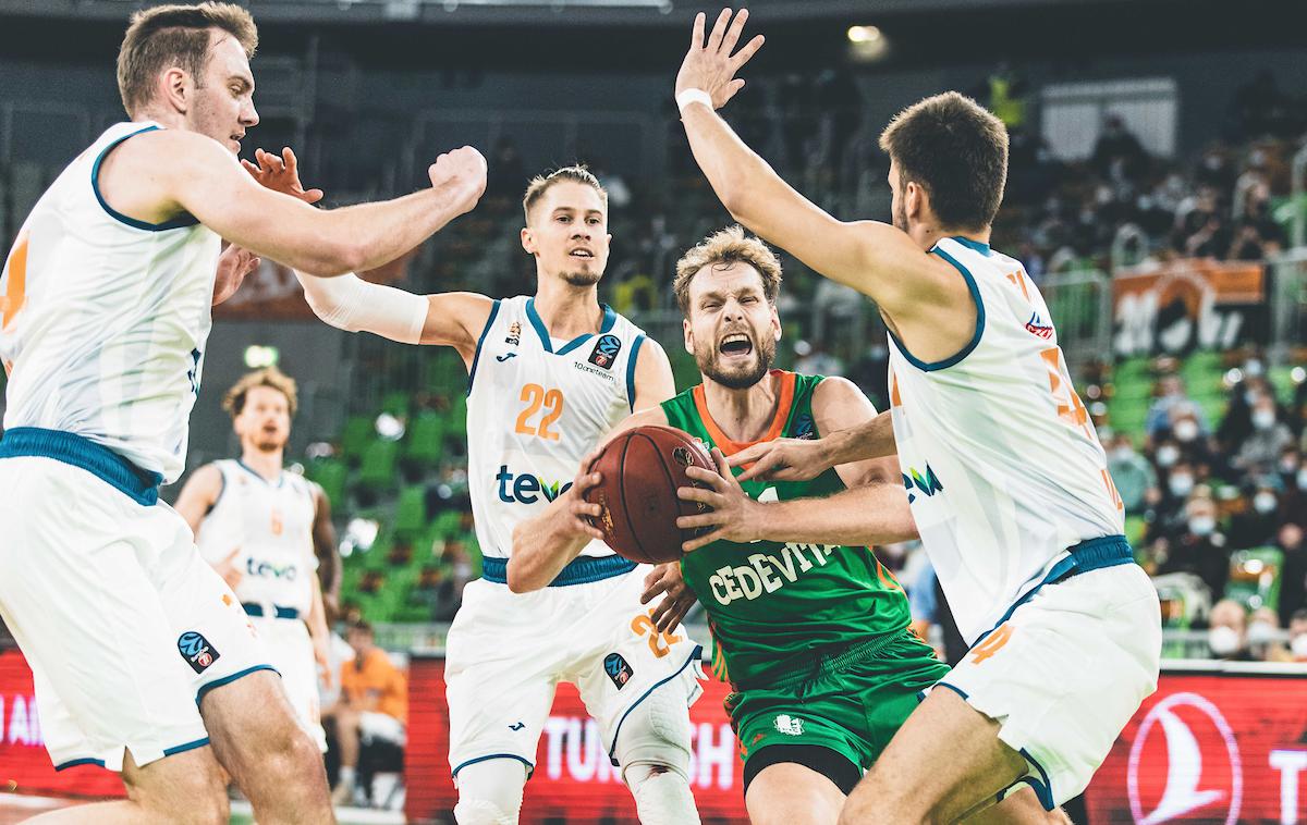 Cedevita OlimpijaUlm EuroCup | Olimpija je po dveh podaljških izgubila z Ulmom. | Foto Vid Ponikvar