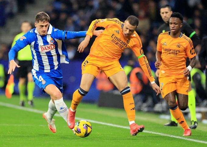 Madridski Real je razočaral navijače na gostovanju pri Espanyolu (0:1). | Foto: Reuters