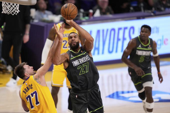 Rudy Gobert je v prvi četrtini dosegel devet točk. | Foto: Guliverimage