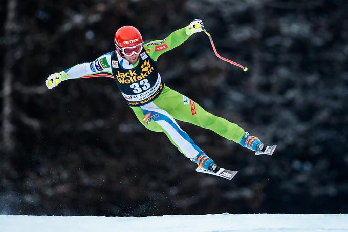 Martin Čater je na petkovem superveleslalomu tudi z malce sreče (odpoved dela tekme) osvojil točko. V soboto je bil daleč od nje. | Foto: Sportida