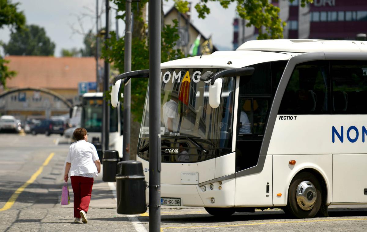 Nomago | Potnica z e-skirojem ni smela na avtobus prevoznika Nomago.  | Foto STA